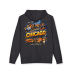 Chicago Vintage City Hoodie — Retro Skyline & Landmarks Pullover