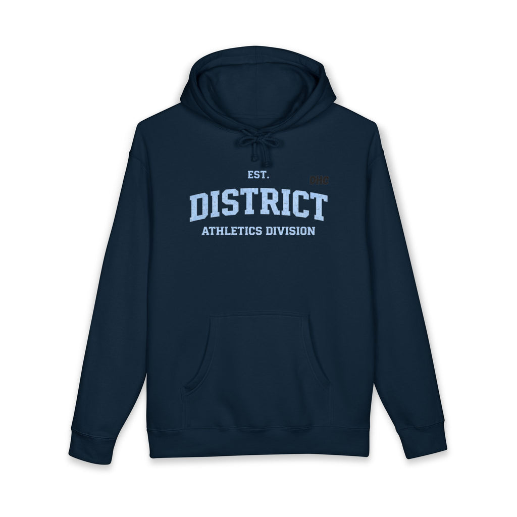 District Athletics Division Hoodie – EST. ‘District’ Chest & Back Logo Sweatshirt