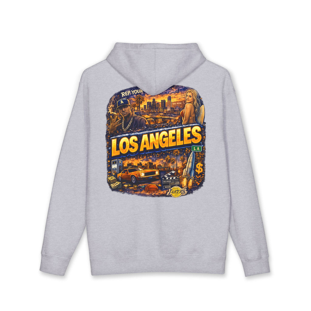 Los Angeles Vintage Cityscape Hoodie — Retro LA Skyline Sweatshirt