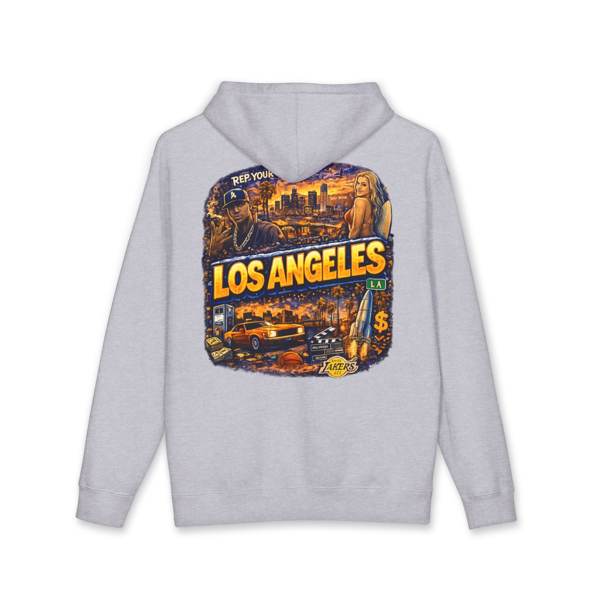 Los Angeles Vintage Cityscape Hoodie — Retro LA Skyline Sweatshirt