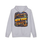 New York City Graphic Hoodie — Retro Skyline & Icons Pullover