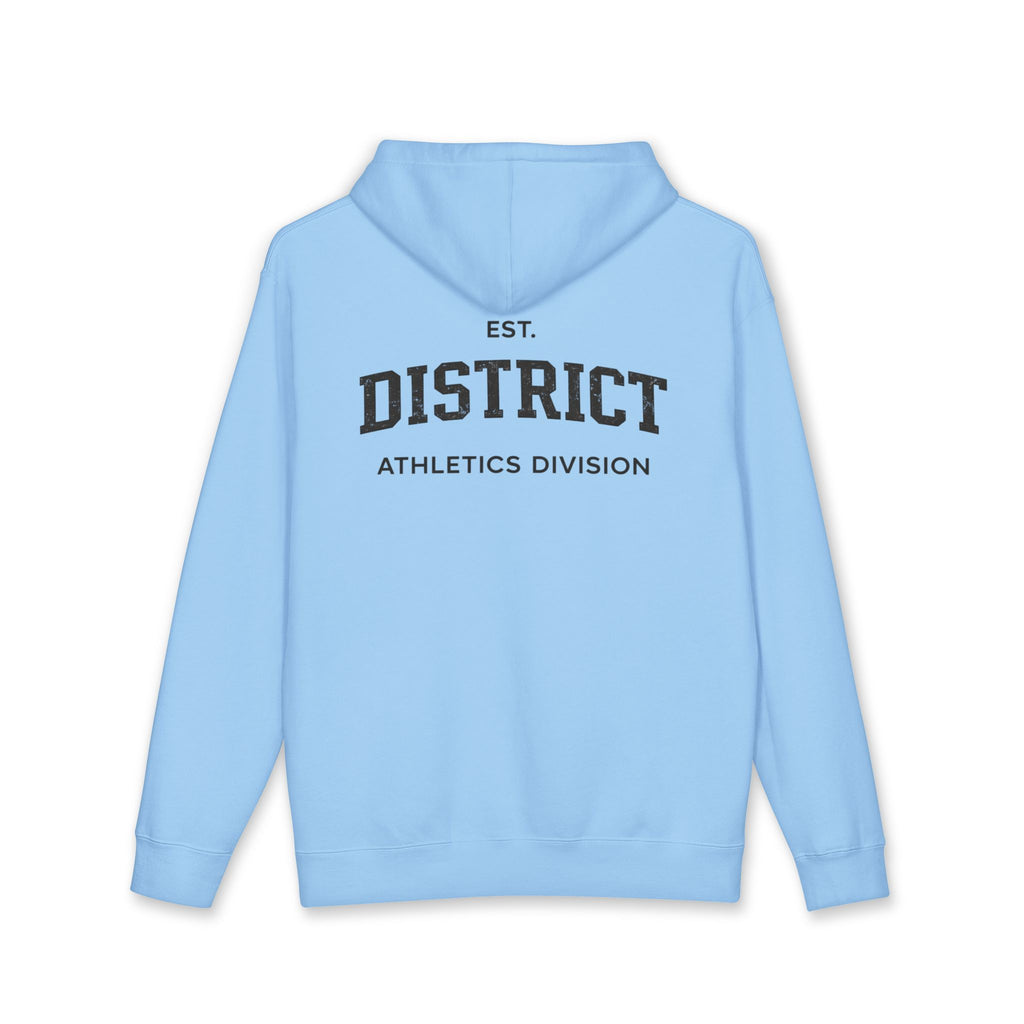 District Athletics Division Hoodie – EST. ‘District’ Chest & Back Logo Sweatshirt
