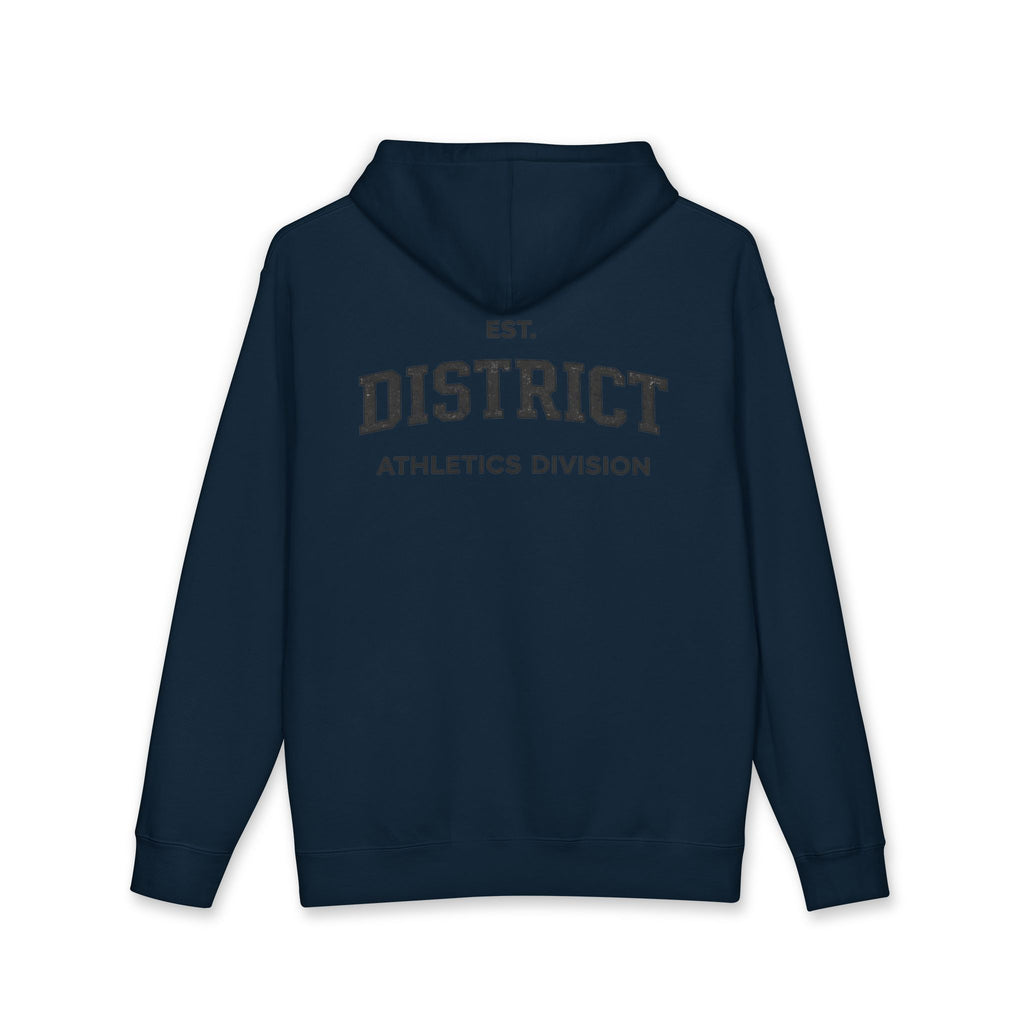 District Athletics Division Hoodie – EST. ‘District’ Chest & Back Logo Sweatshirt