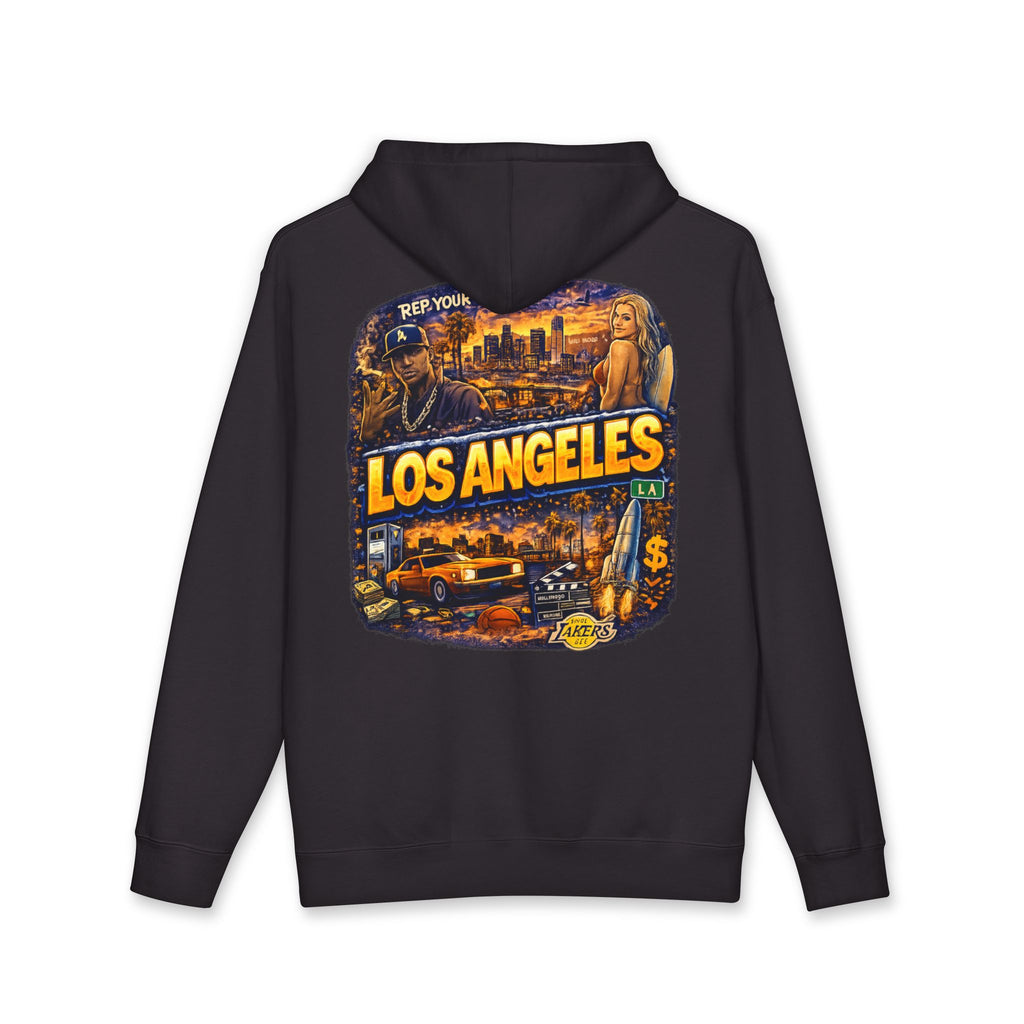 Los Angeles Vintage Cityscape Hoodie — Retro LA Skyline Sweatshirt