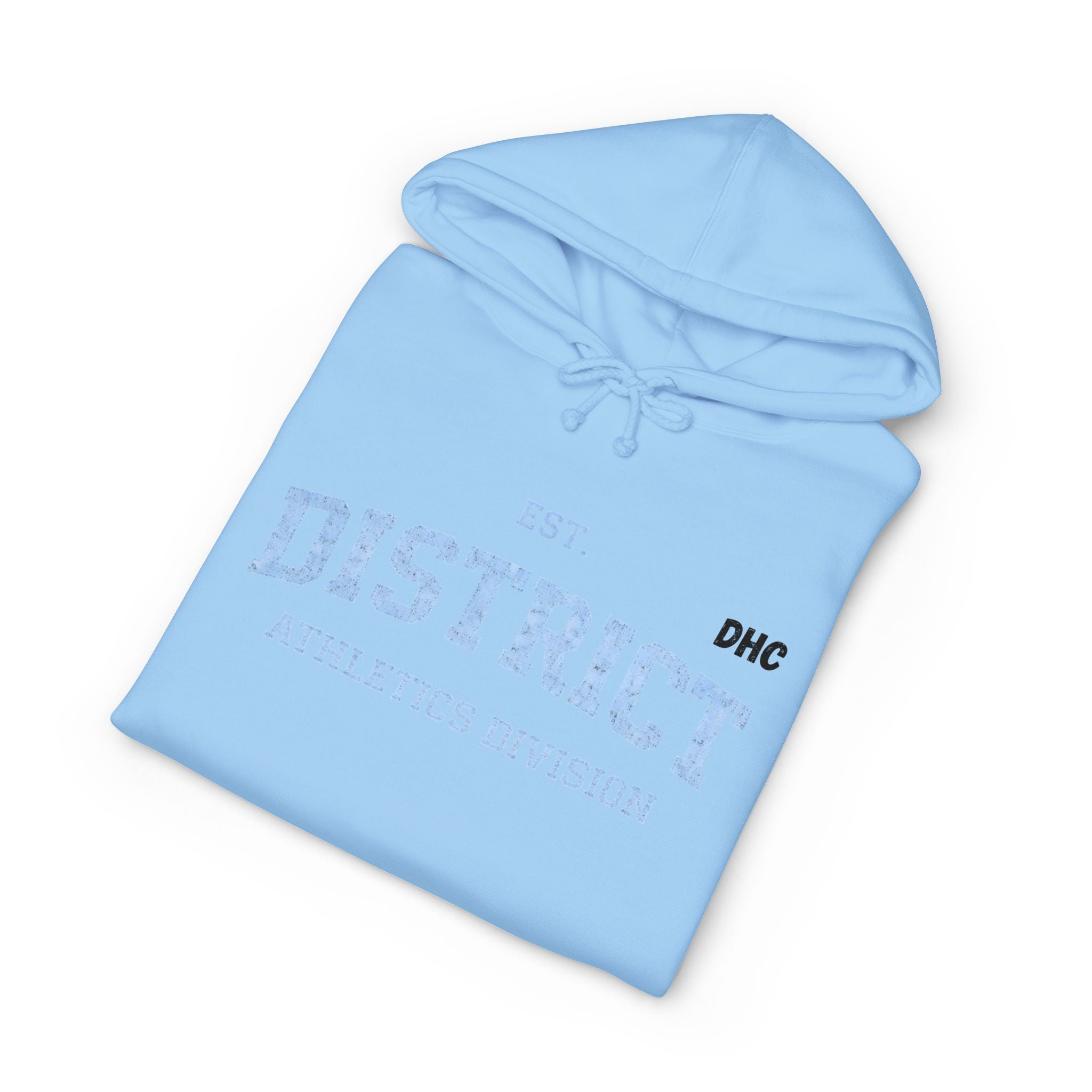 District Athletics Division Hoodie – EST. ‘District’ Chest & Back Logo Sweatshirt