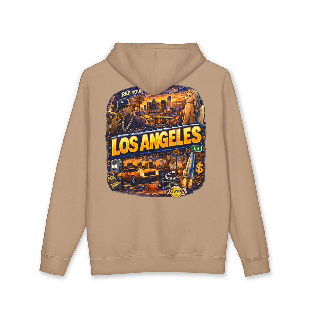 Los Angeles Vintage Cityscape Hoodie — Retro LA Skyline Sweatshirt